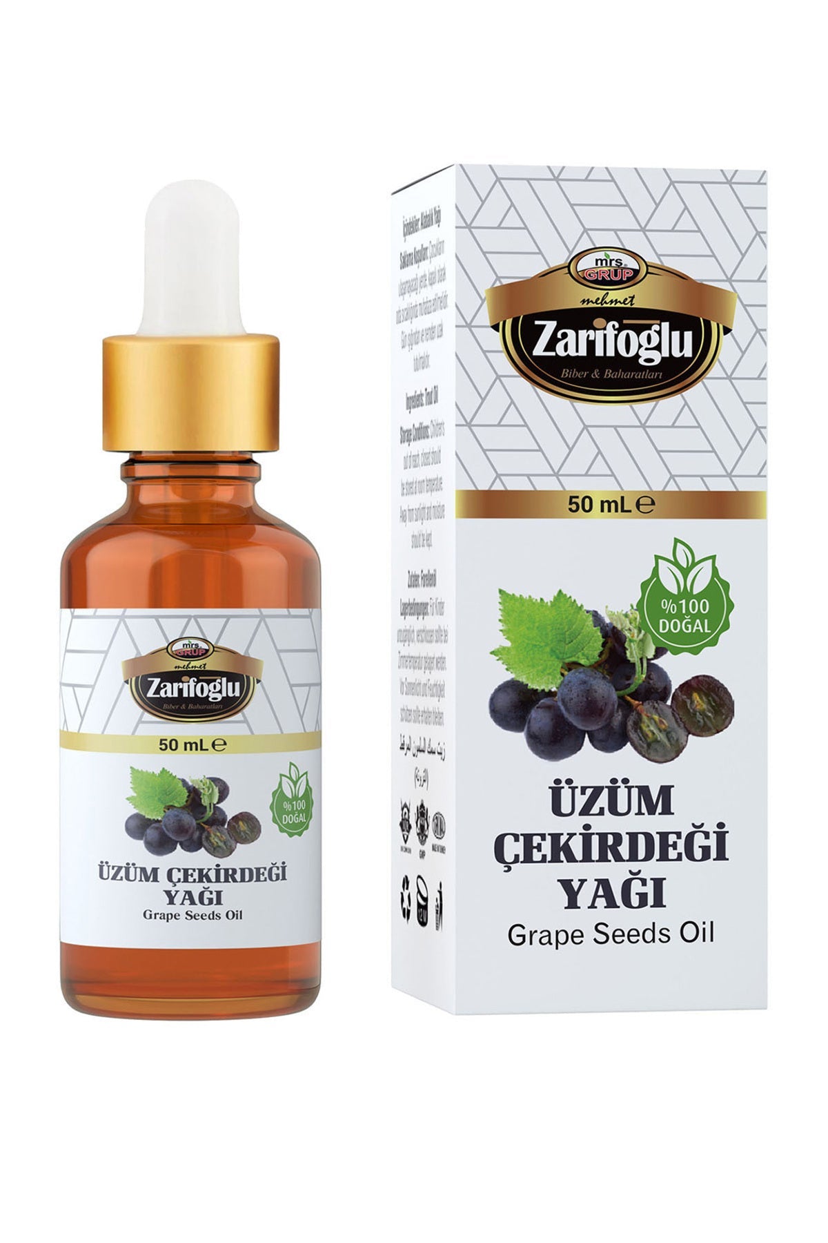 Üzüm Çekirdeği Yağı 50 ml