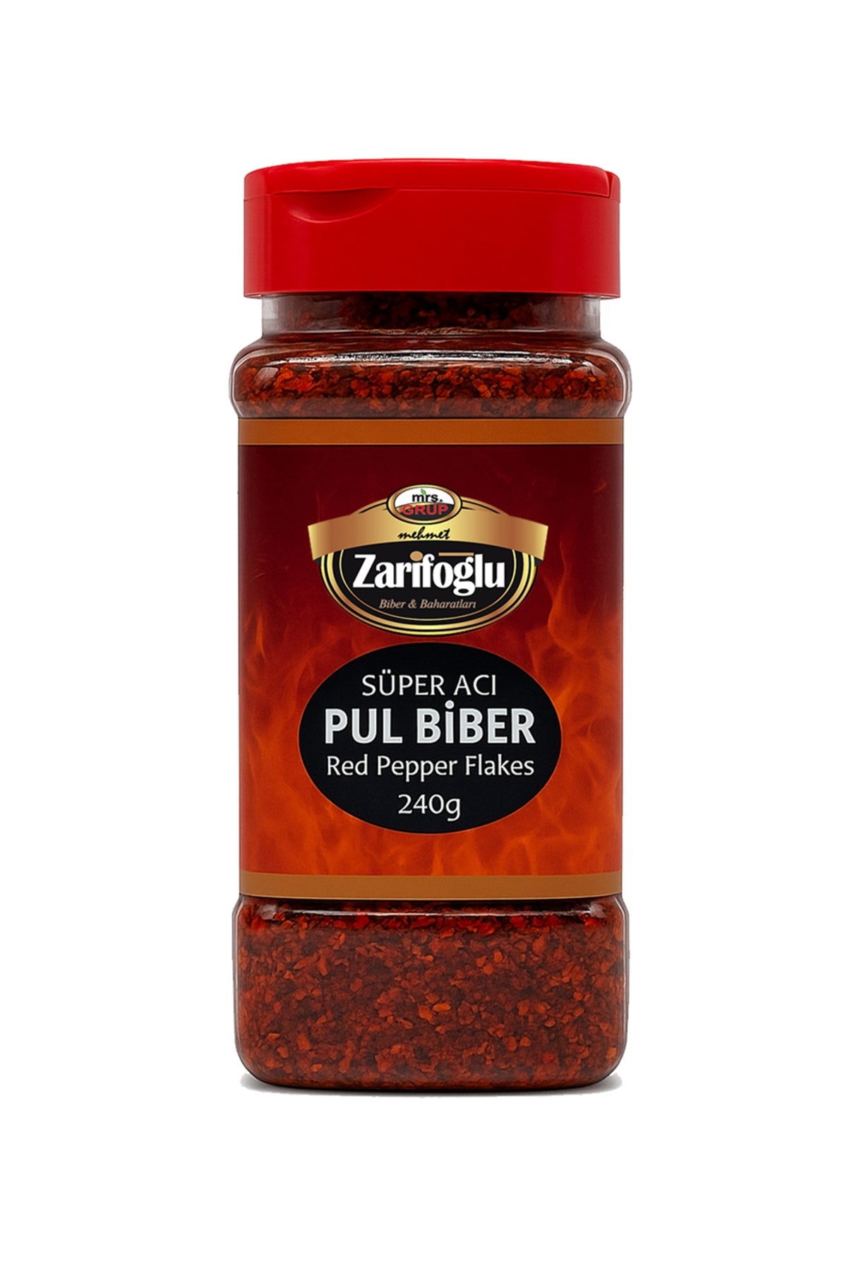 Süper Acı Pul Biber Pet 240 gr Orta Boy
