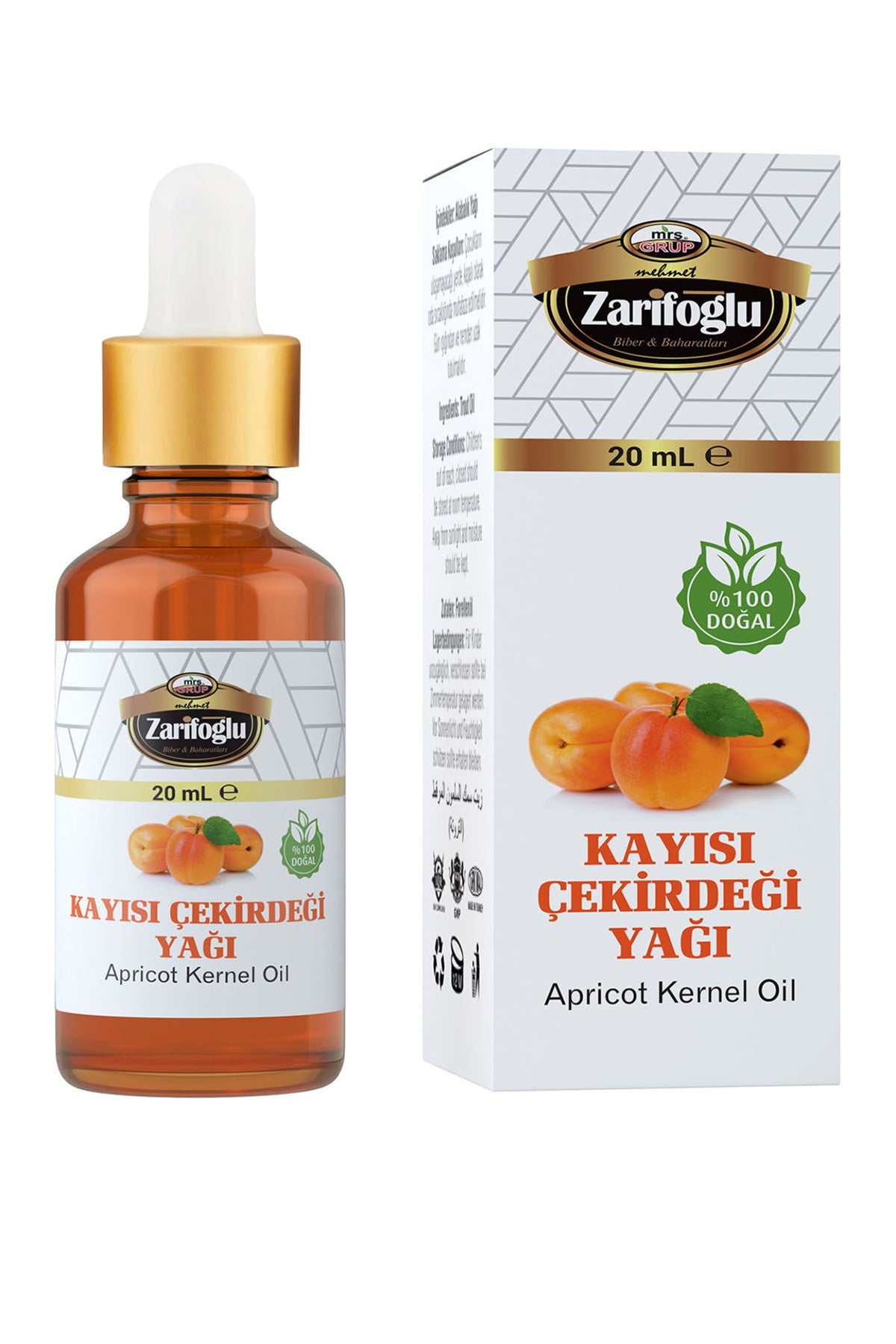Kayısı Çekirdeği Yağı 20 ml