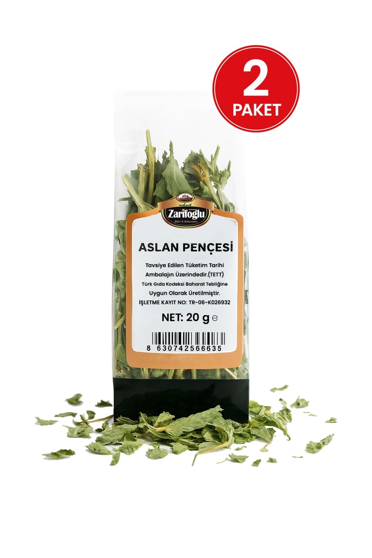 Aslan Pençesi Bitkisi Otu Bitkiler 2 x 20 gr