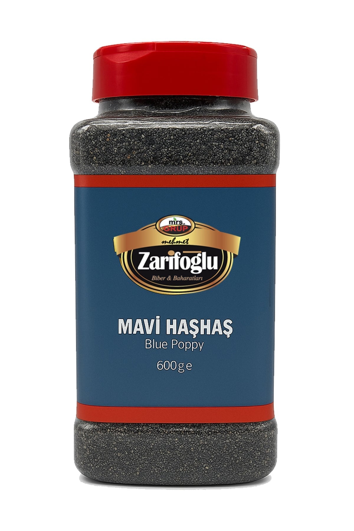 Mavi Haşhaş Pet 600 gr Büyük Boy
