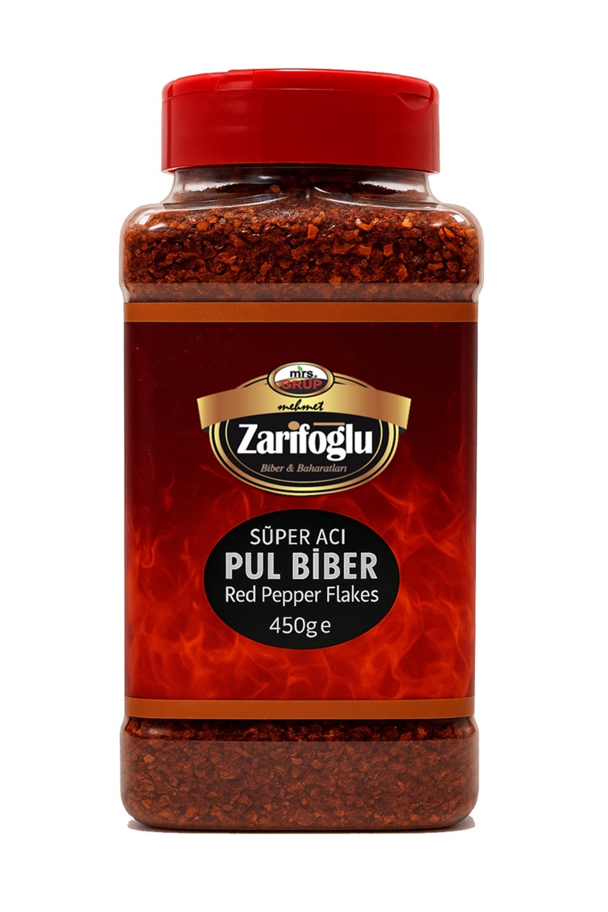 Süper Acı Pul Biber Pet 450 gr Büyük Boy