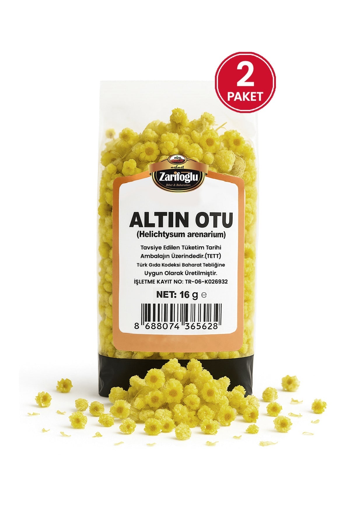 Altın Otu Bitkisi Şifalı Bitkiler 2 X 16 gr