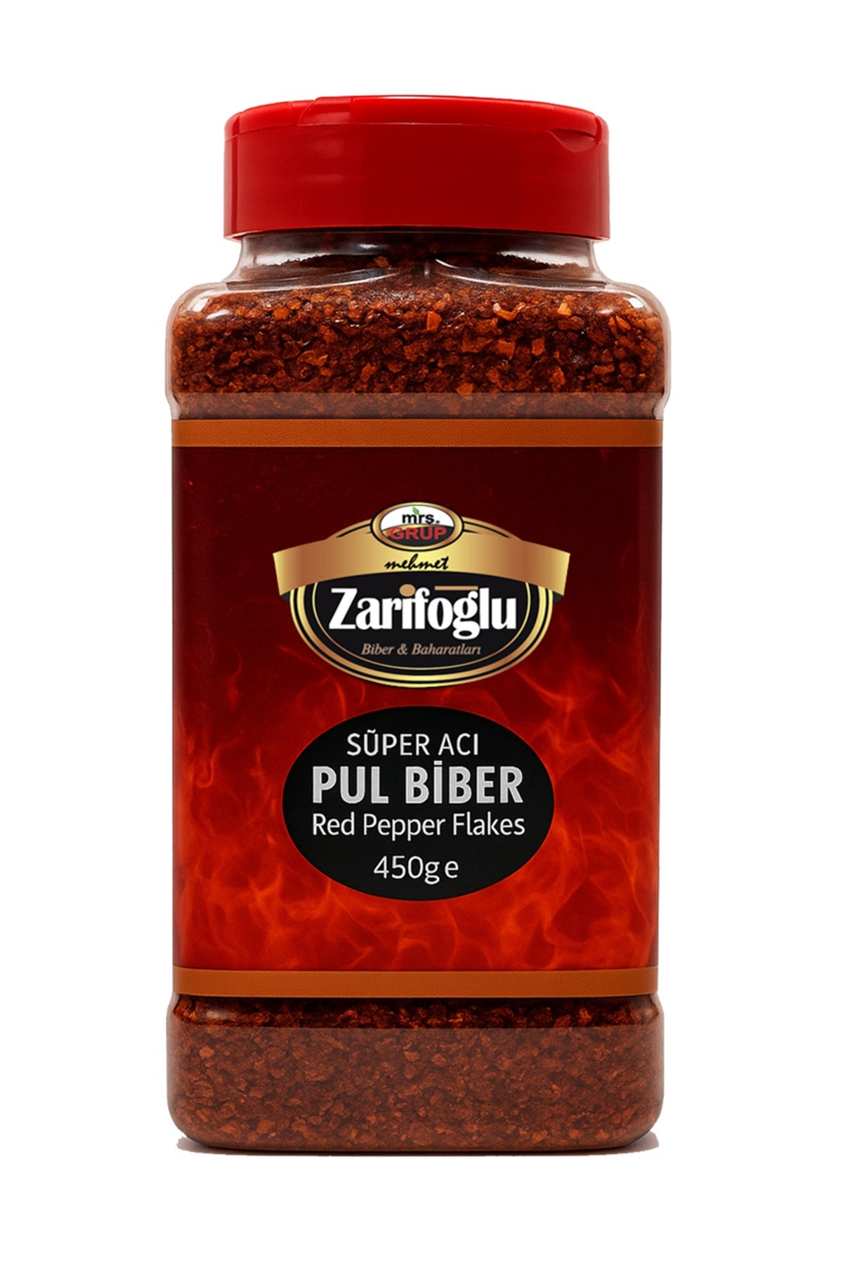Süper Acı Pul Biber Pet 450 gr Büyük Boy
