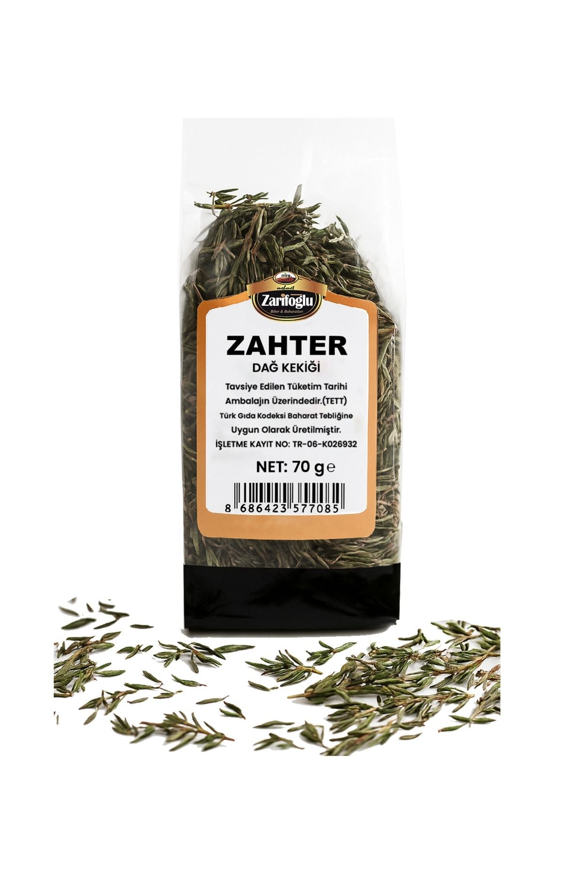 Zahter Dağ Kekiği Bitkisi Şifalı Bitkiler 70 gr