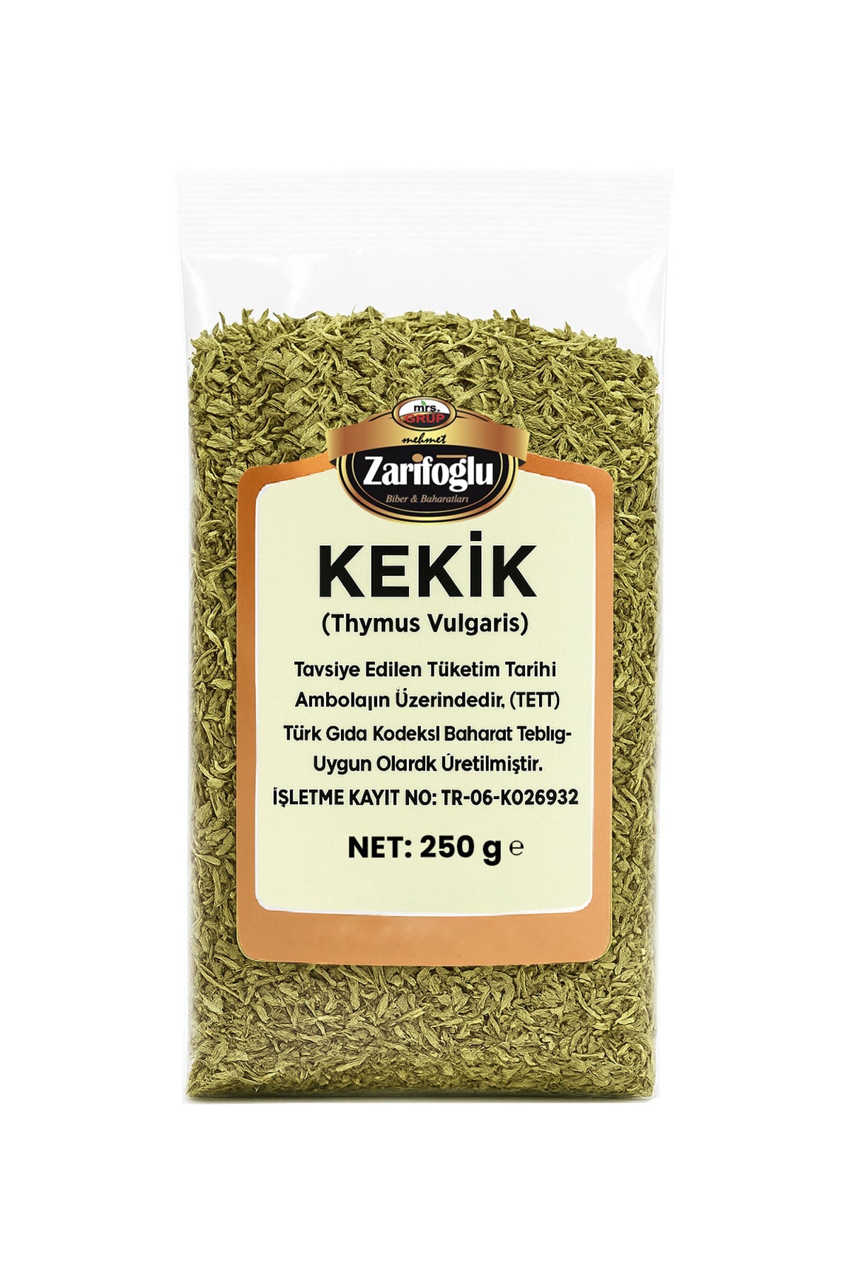 Kekik 250 gr