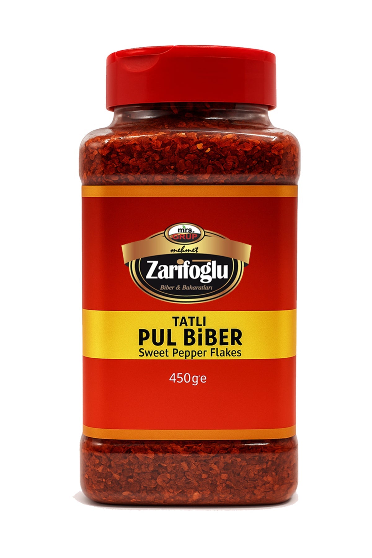 Pul Tatlı Biber Pet 450 gr Büyük Boy