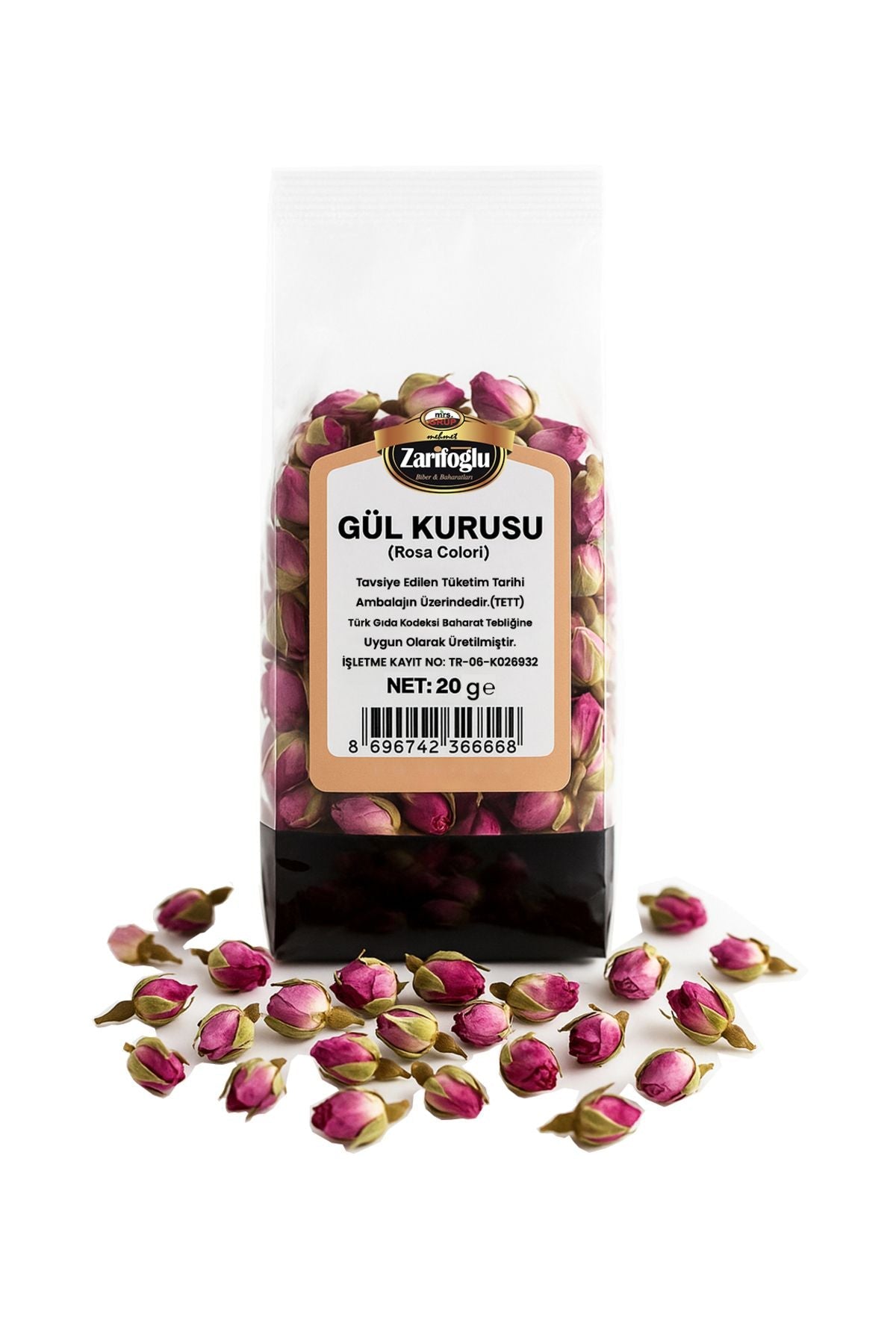 Gül Kurusu Bitkisi Şifalı Bitkiler 20 gr