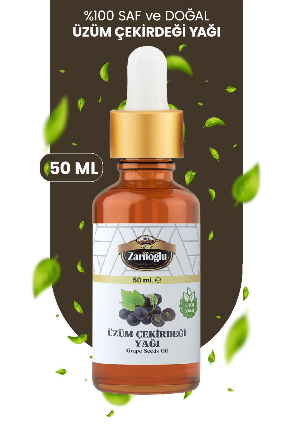 Üzüm Çekirdeği Yağı 50 ml