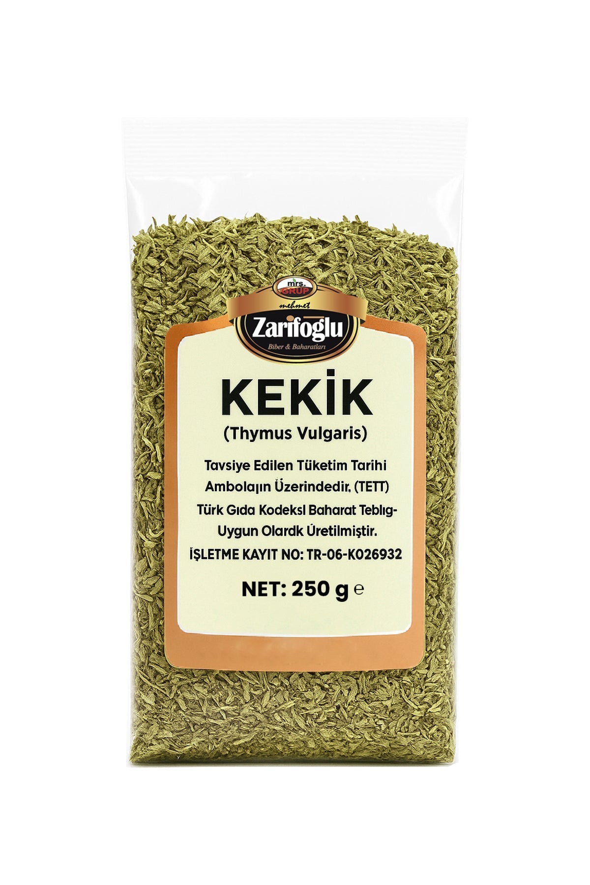 Kekik 250 gr