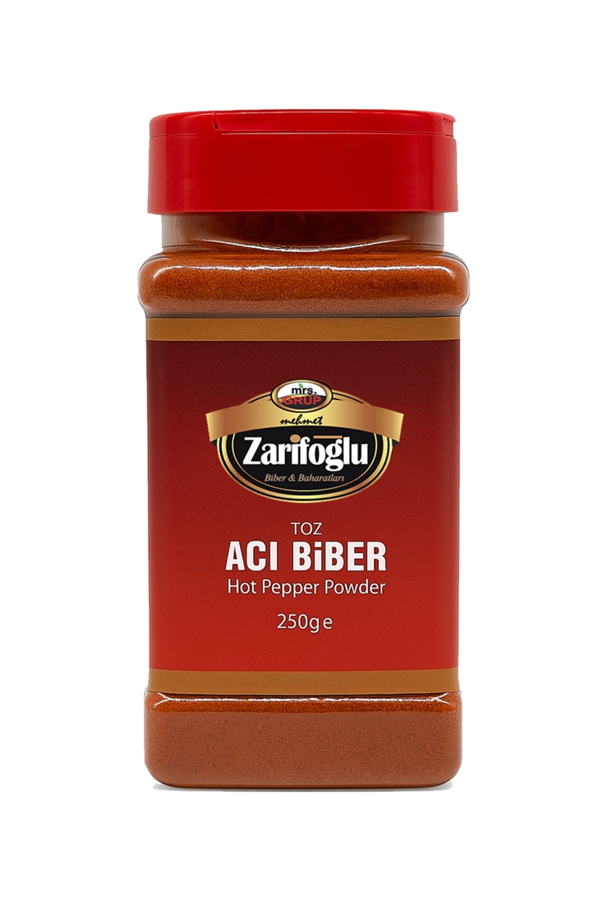 Toz Acı Biber Pet 250 gr Orta Boy