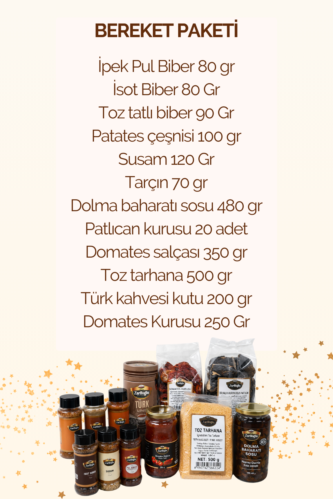 Bereket Paketi 12 Parça