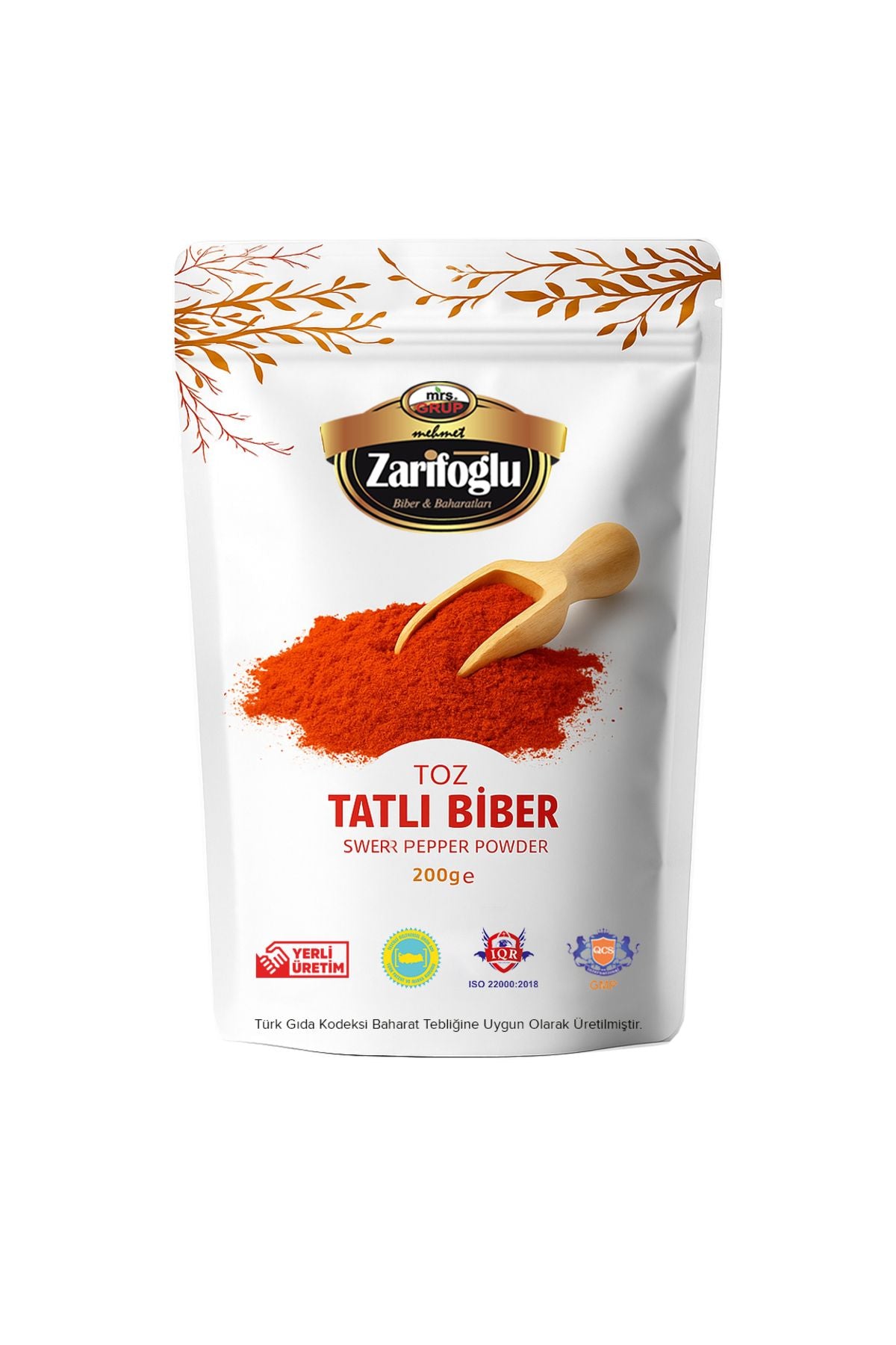 Toz Tatlı Biber 200 gr