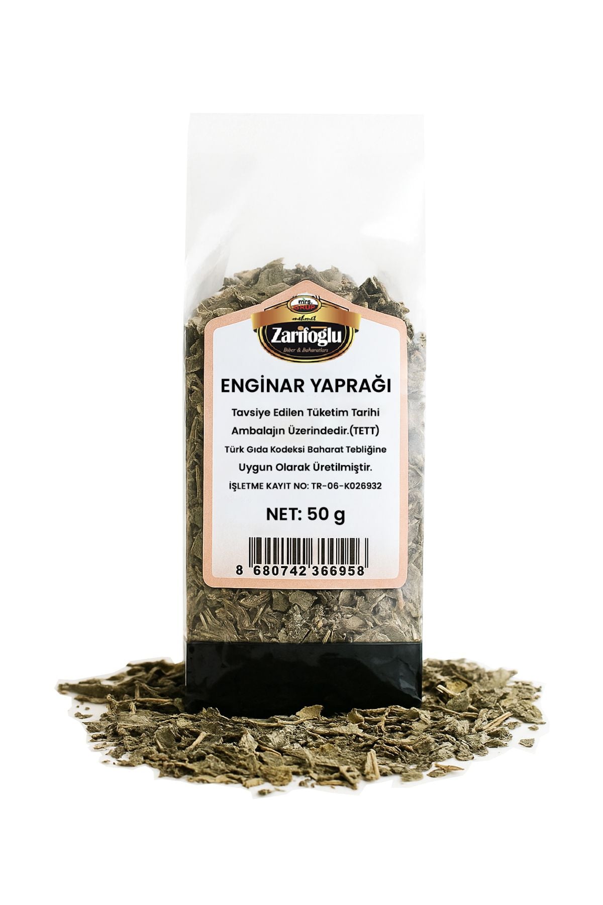 Enginar Kabuğu Otu Bitkisi Şifalı Bitkiler 50 gr