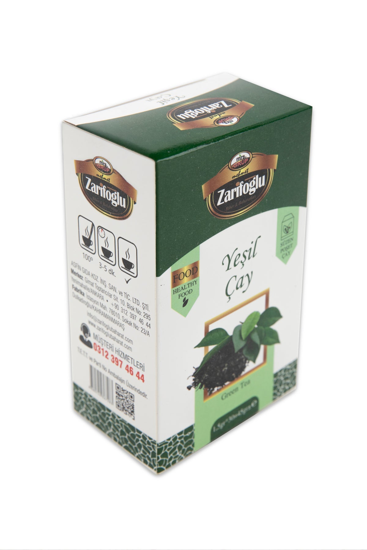 Yeşil Çay Otu Bitkisi Şifalı Bitkiler 30 Paket Poşet Çay