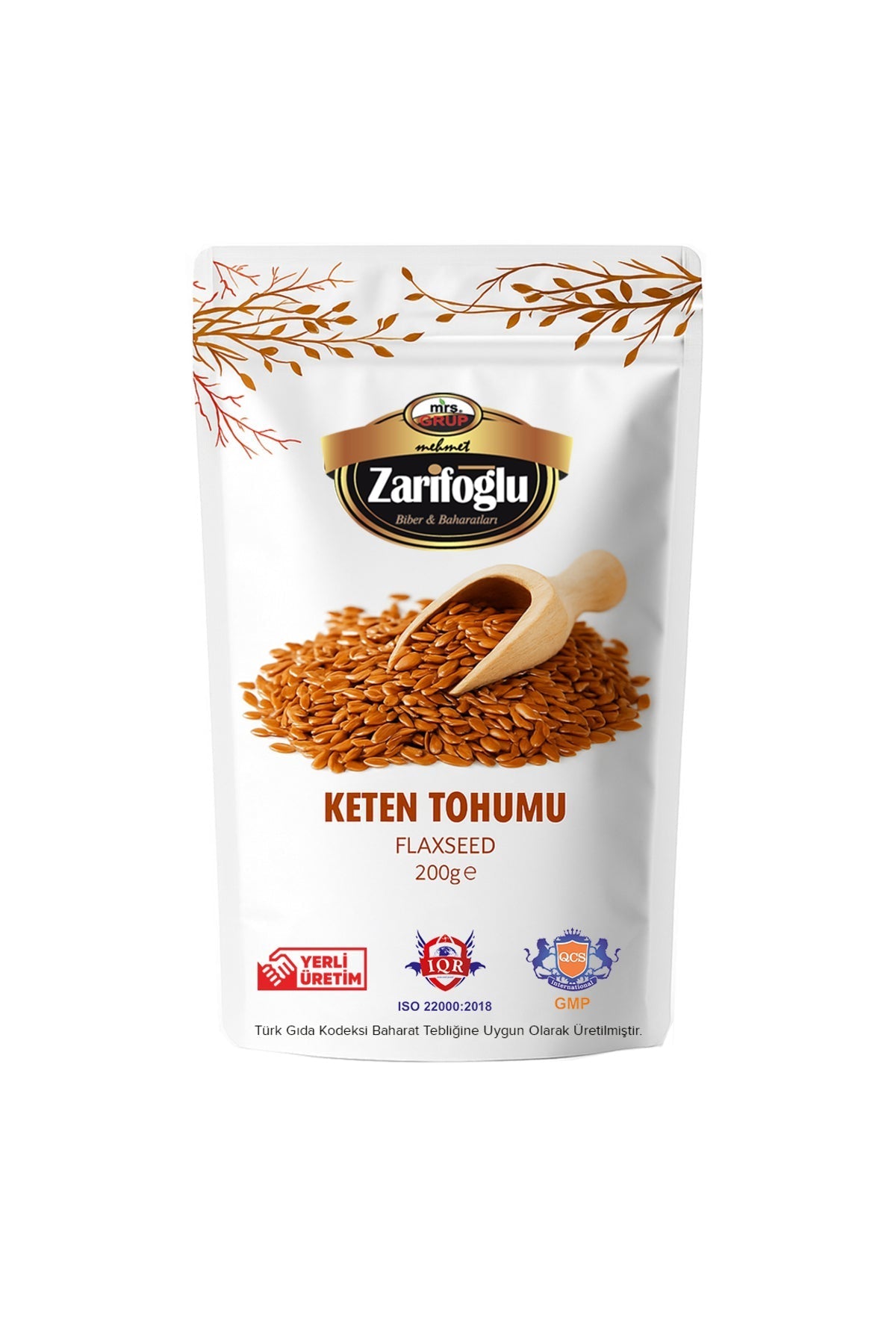 Keten Tohumu Tane 200 gr