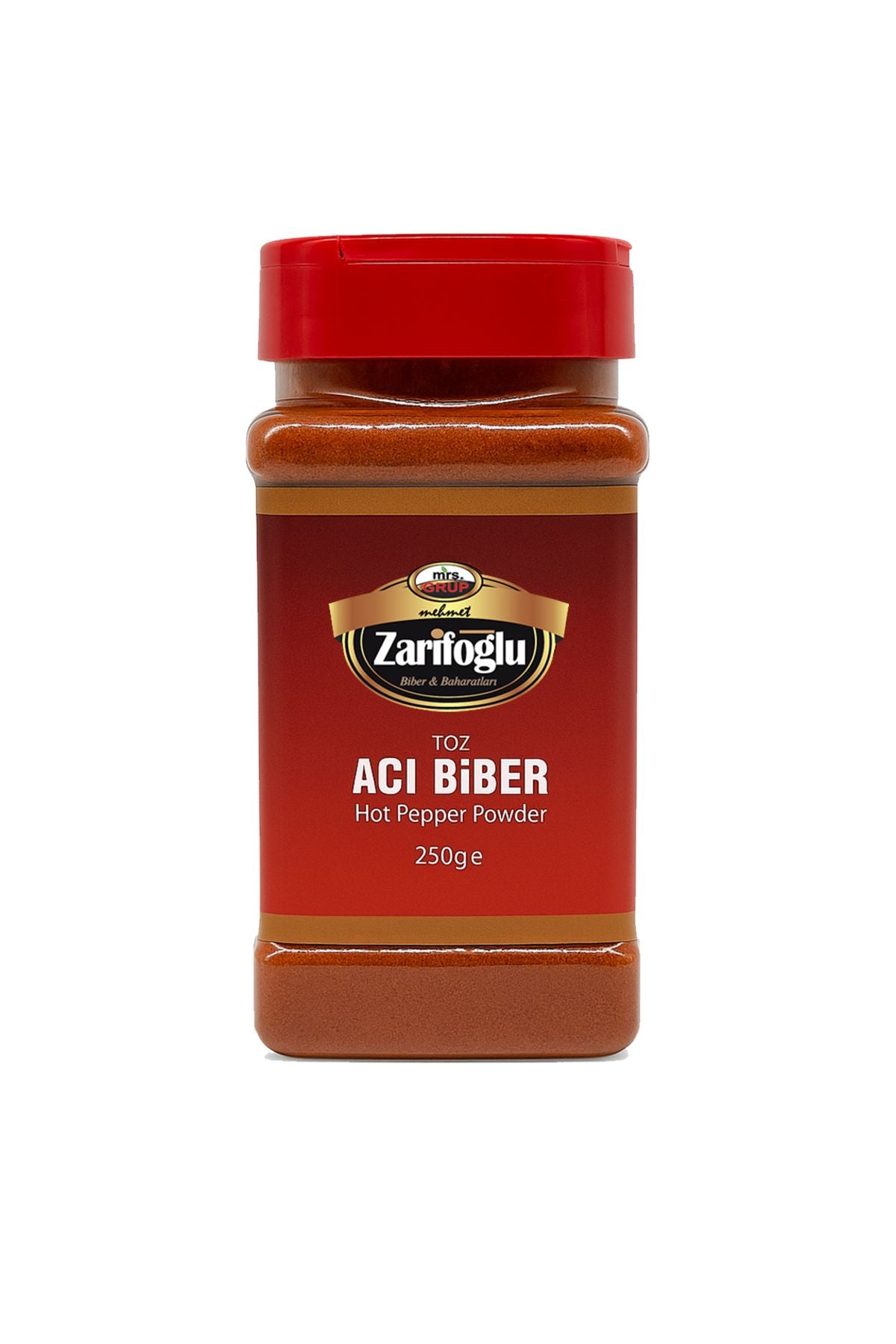 Toz Acı Biber Pet 250 gr Orta Boy