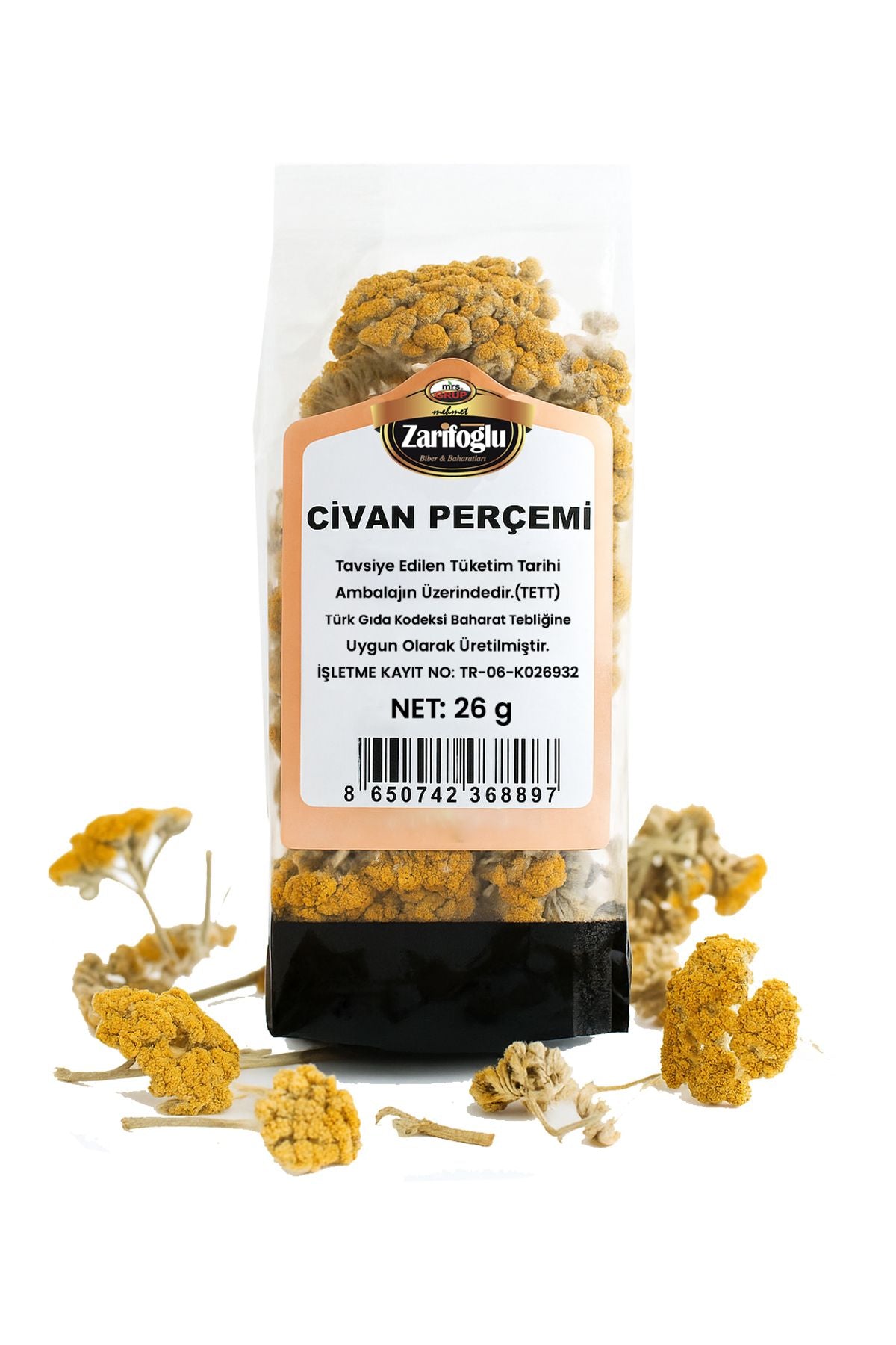 Civan Perçemi Otu Bitkisi Şifalı Bitkiler 26 gr