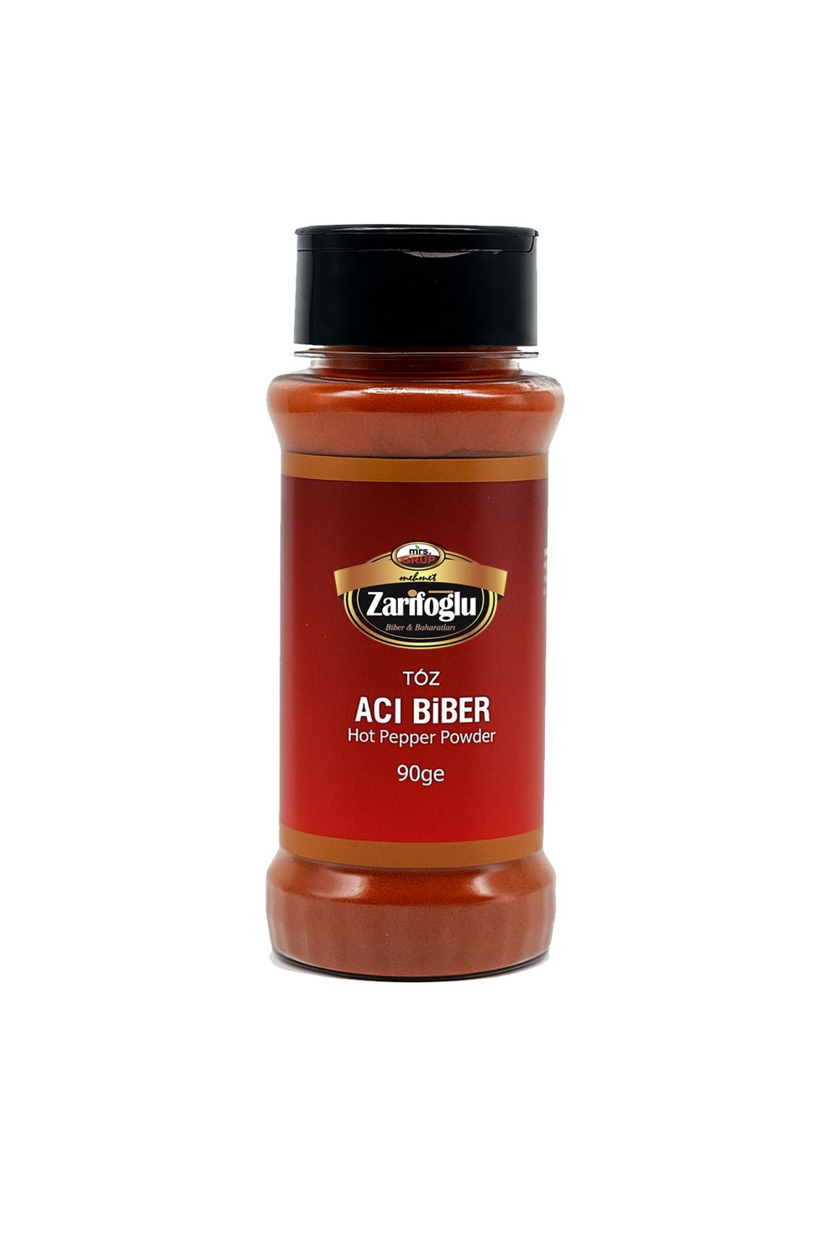 Toz Acı Biber Pet 90 gr Küçük Boy