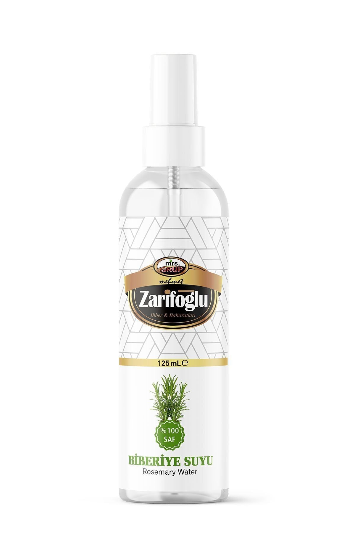 Biberiye Suyu ( Rosemary Floral Water ) 125 ml Saç Bakım Destek Serum (Alkol paraben boya içermez )