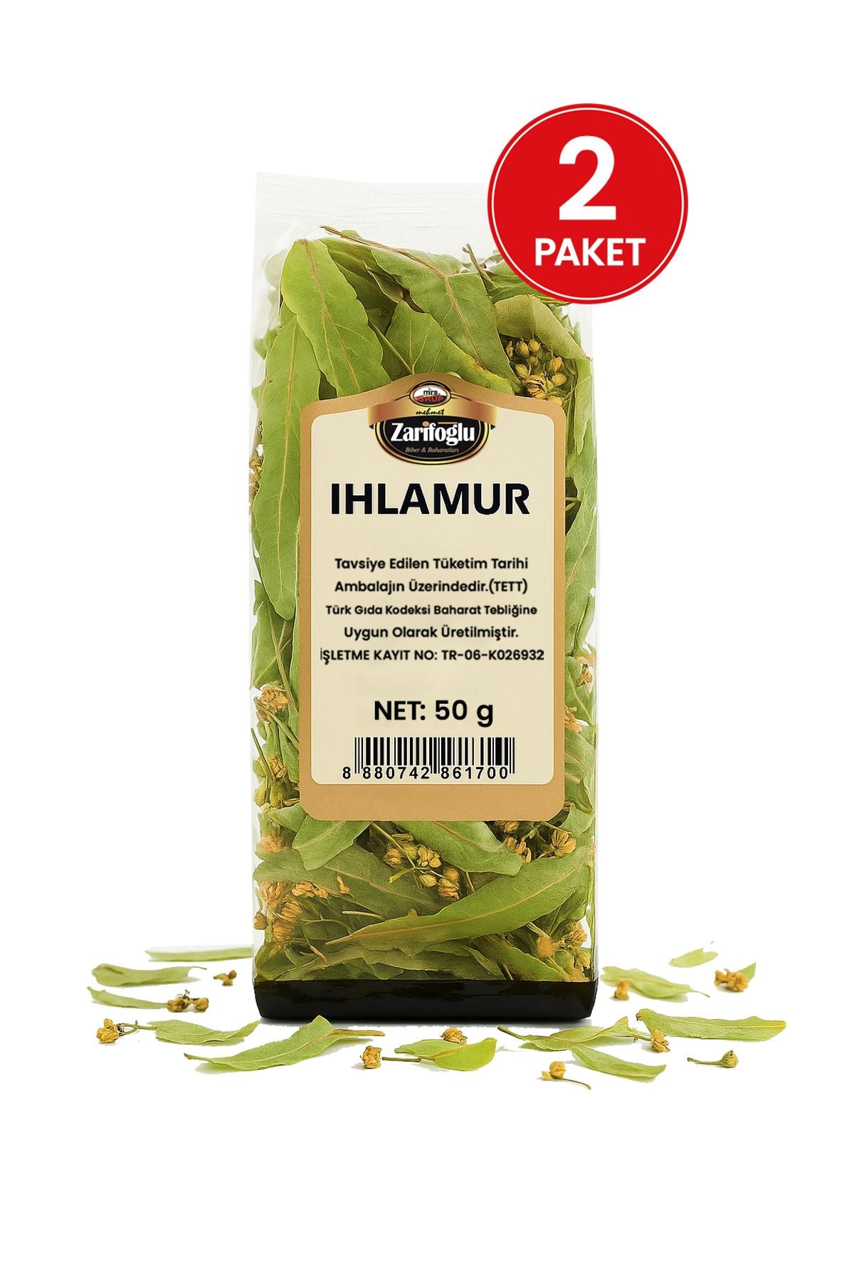 Ihlamur Çayı Otu Bitkisi Şifalı Bitkiler 2 x 50 gr