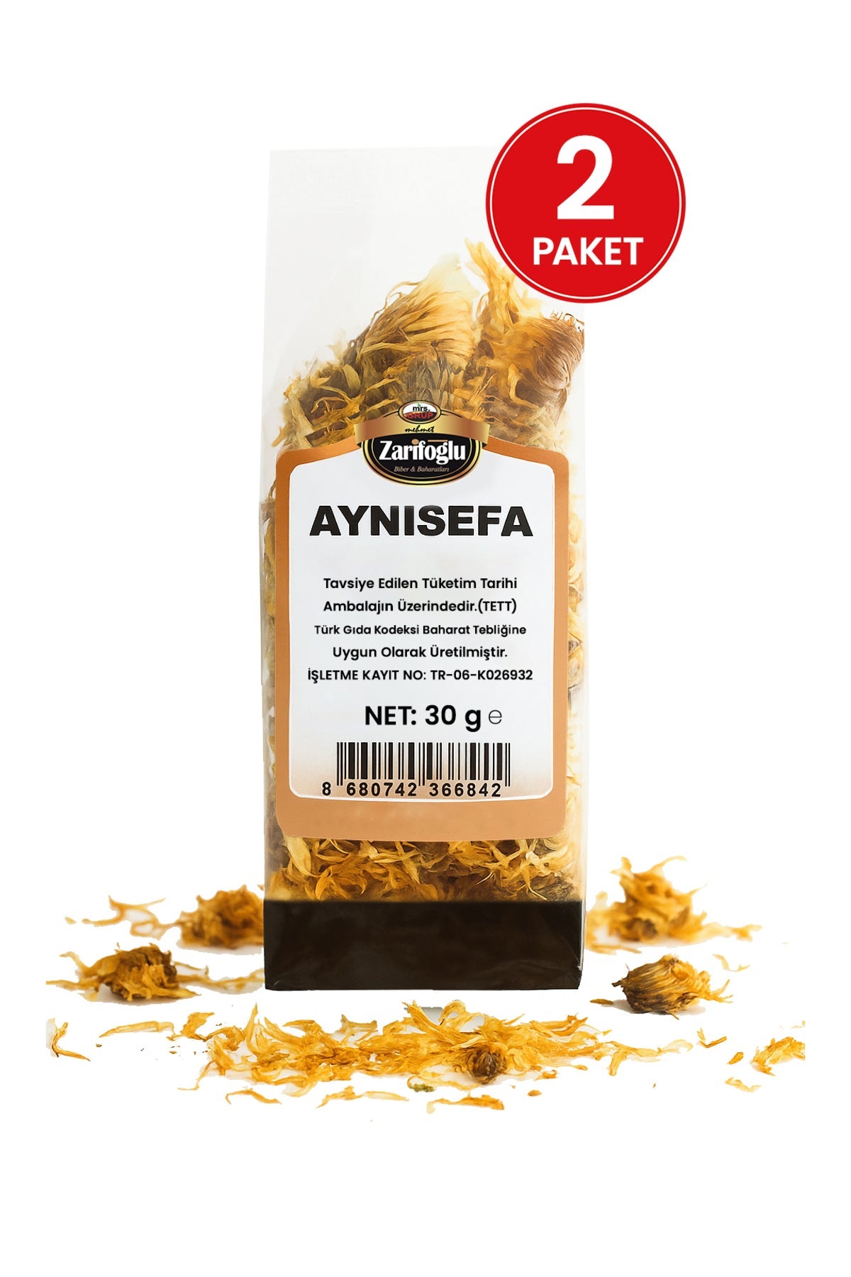 Aynı Sefa Çiçeği Bitkisi Otu Şifalı Bitkiler 2 x 30 gr