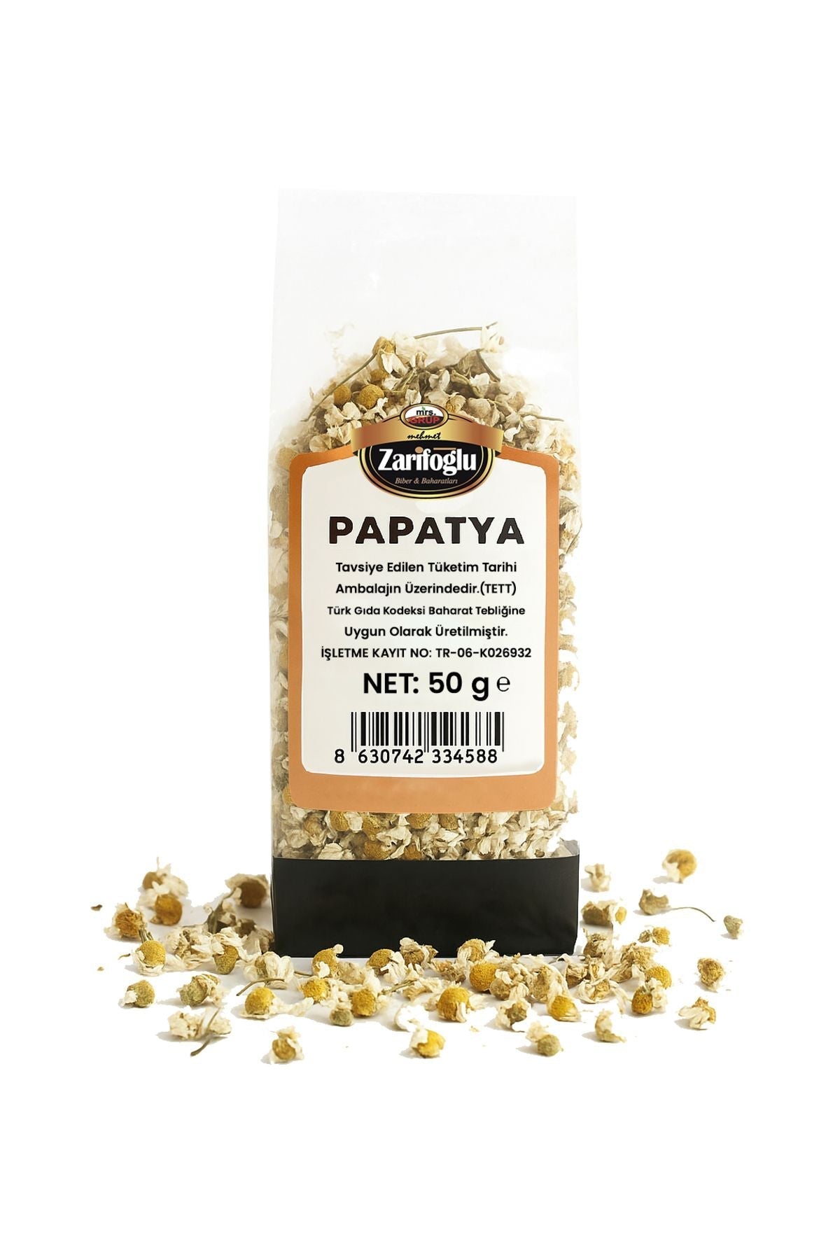 Papatya Çayı Bitkisi Otu Şifalı Bitkiler 50 gr