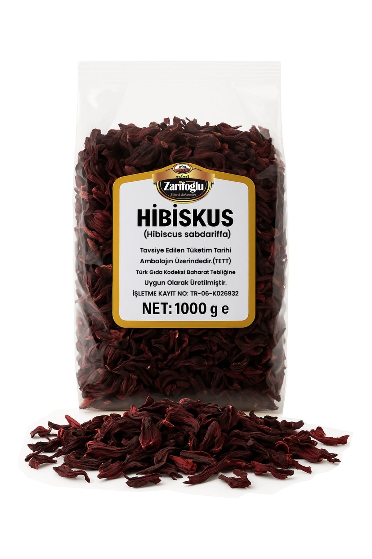 Hibisküs Nar Çiçeği Otu Bitkisi Şifalı Bitkiler Mekke Gülü Hibüsküs Hübüsküs 1 Kg