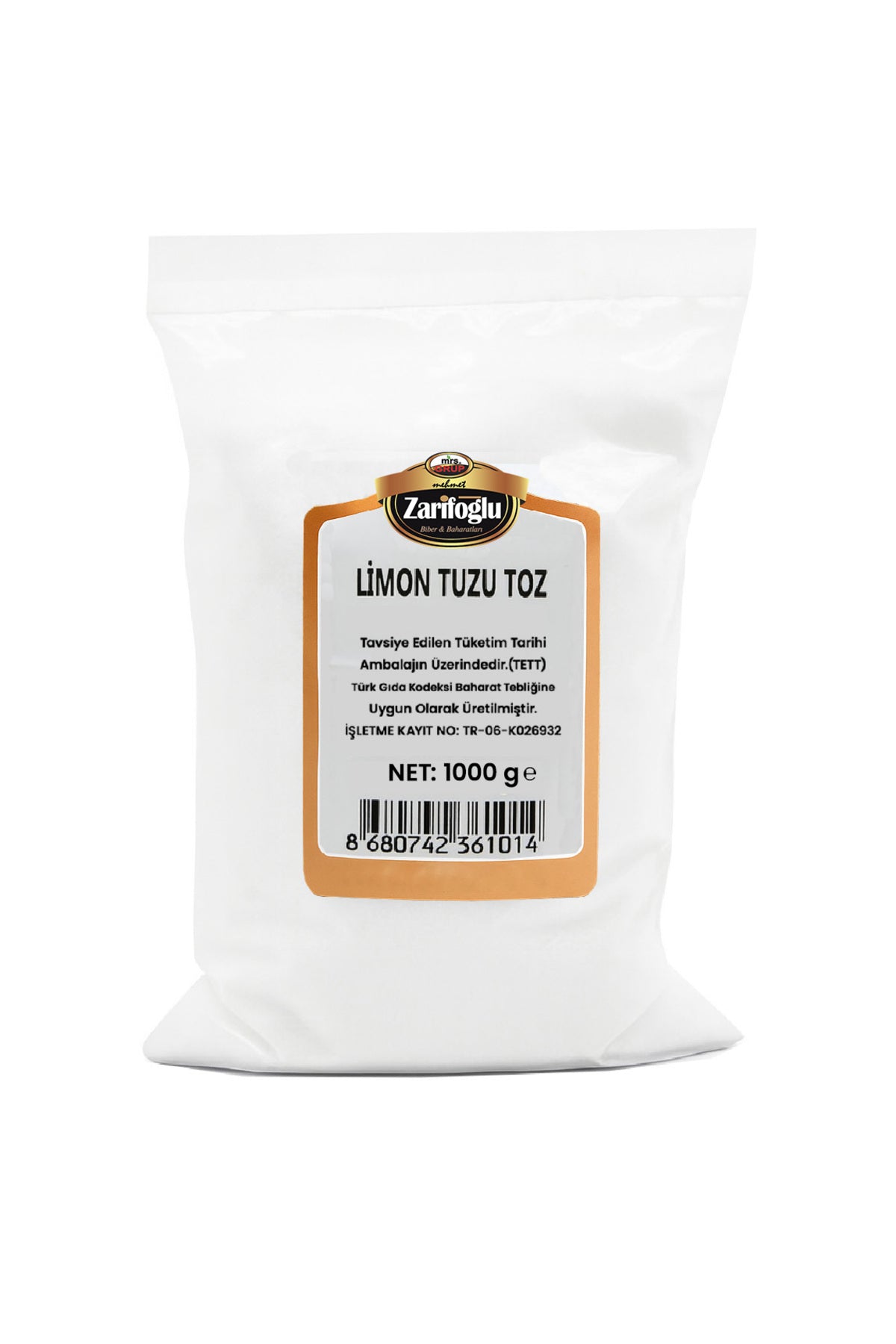 Limon Tuzu Toz 1kg