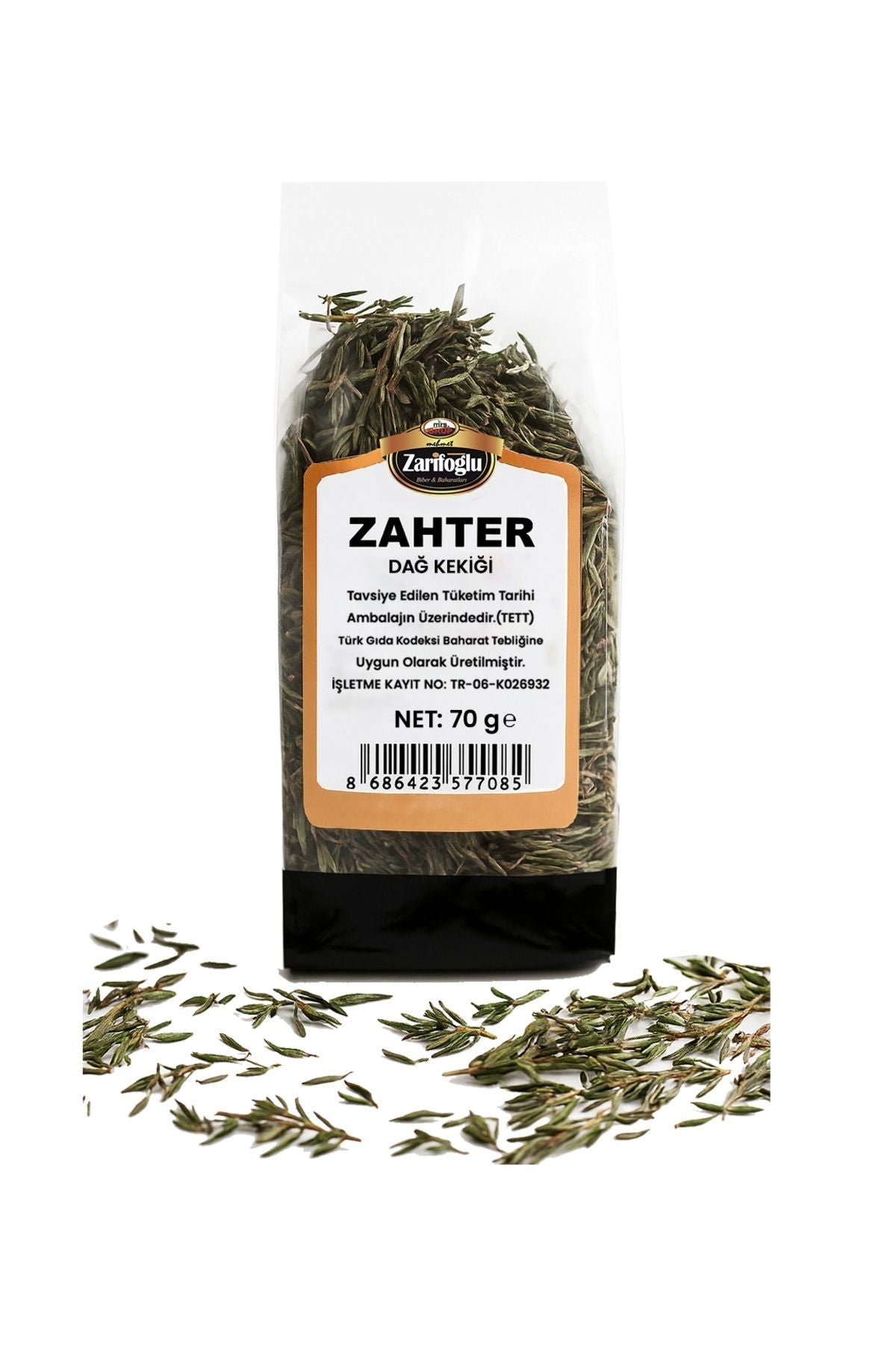 Zahter Dağ Kekiği Bitkisi Şifalı Bitkiler 70 gr