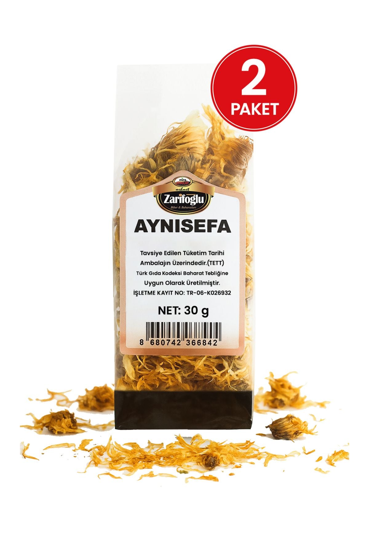 Aynı Sefa Çiçeği Bitkisi Otu Şifalı Bitkiler 2 x 30 gr