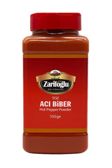 Toz Acı Biber Pet 550 gr Büyük Boy
