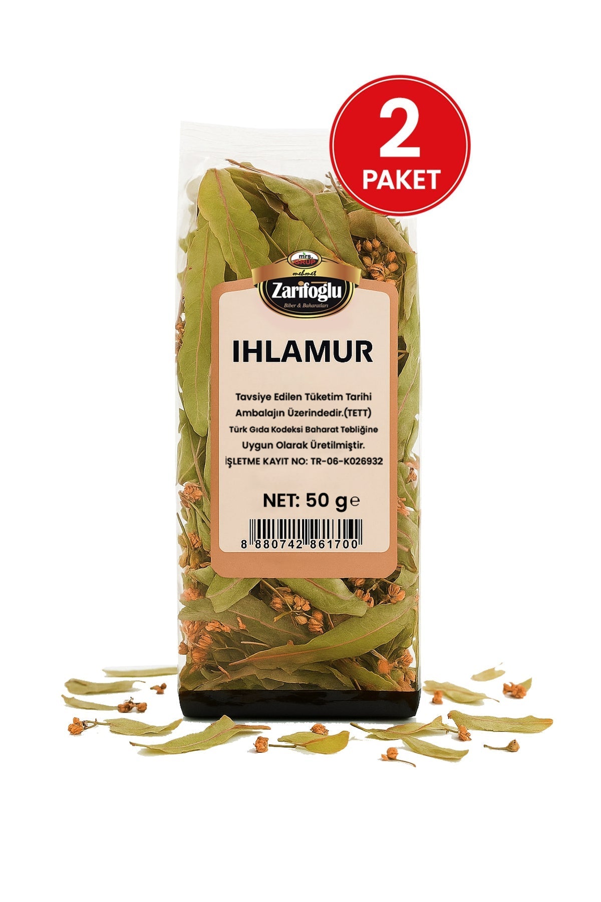 Ihlamur Çayı Otu Bitkisi Şifalı Bitkiler 2 x 50 gr