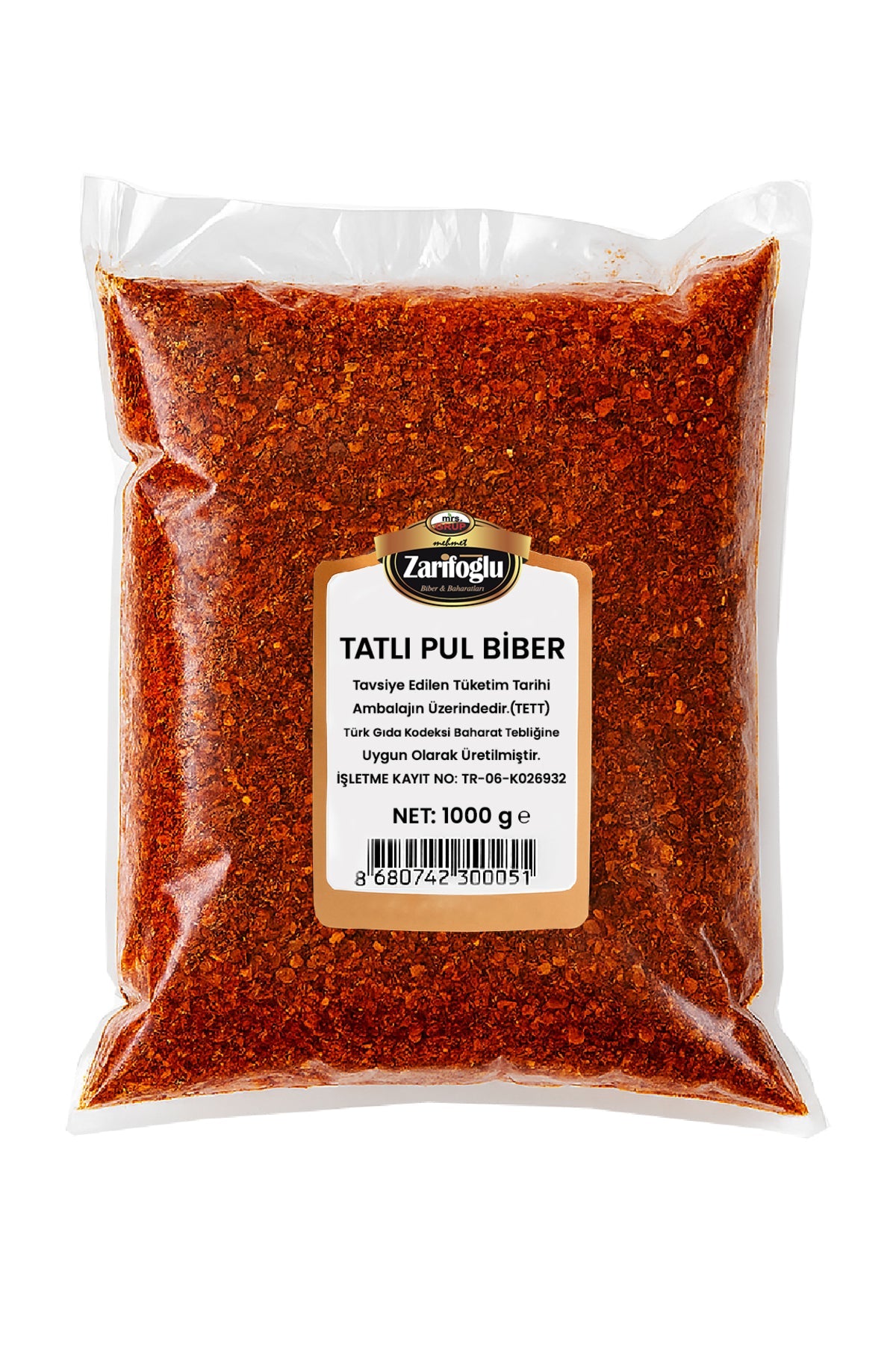 Tatlı Pul Biber (ACISIZ) 1kg